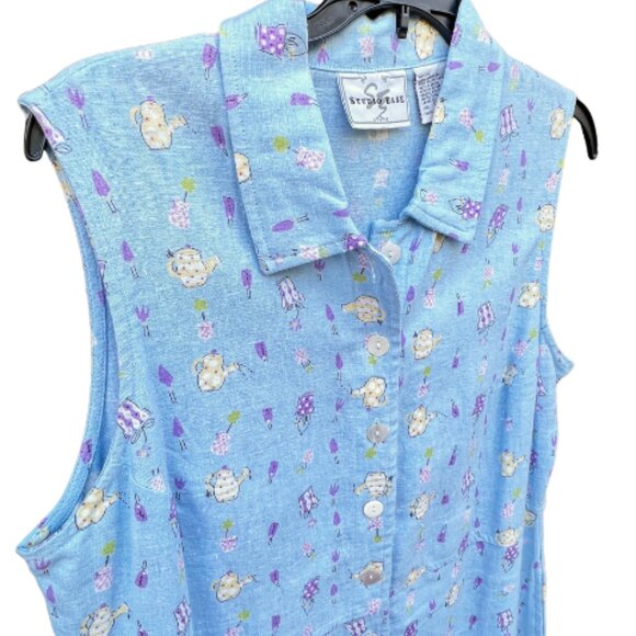 Studio Ease Boutique Shirt Dress Like NEW Linen & Rayon 🎉2X Host Pick🎉 - Picture 5 of 13